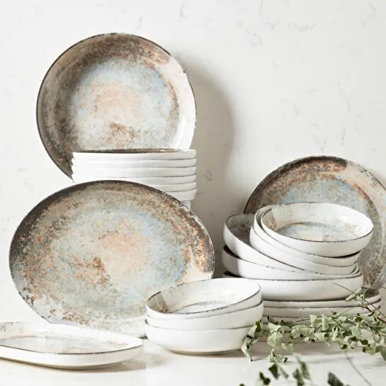 Mudo Home Assos Çukur Tabak Seti̇ 6li - 22cm