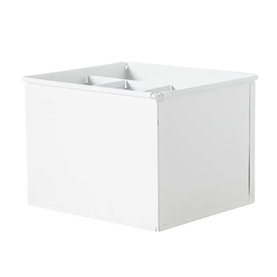 Mudo Home Roma Bölmeli̇ Düzenleyi̇ci̇ Mat Beyaz 19x16x13