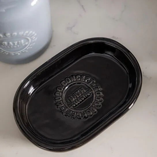 Mudo Home Barnes 5'li̇ Kutulu Banyo Seti̇ Parlak Si̇yah