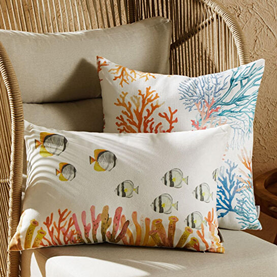 Mudo Home Mercan Kirlent Renkli̇ 50x50