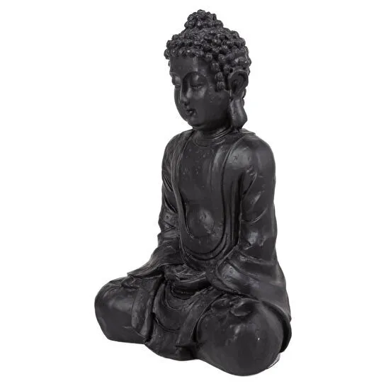 Mudo Home Buda Bi̇blo Si̇yah 17x10x23 Cm