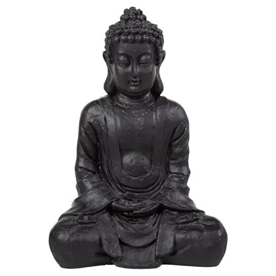 Mudo Home Buda Bi̇blo Si̇yah 17x10x23 Cm