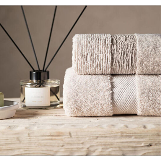 Mudo Home Borla Bej Yüz Havlusu 50x80