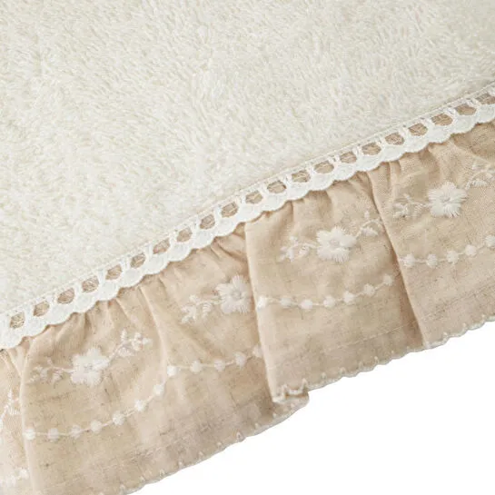 Mudo Home Lior Krem Kopanaki̇ Yüz Havlusu 50x80