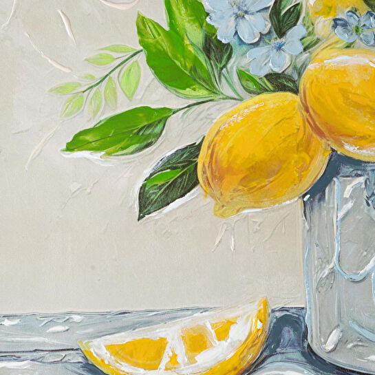 Mudo Home Zitrone Yağliboya Tablo 60x90 Cm