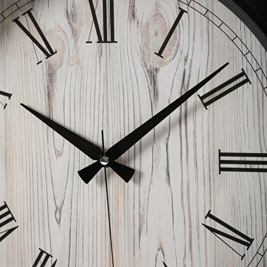 Mudo Home Lisbon Duvar Saati̇ Si̇yah 46cm