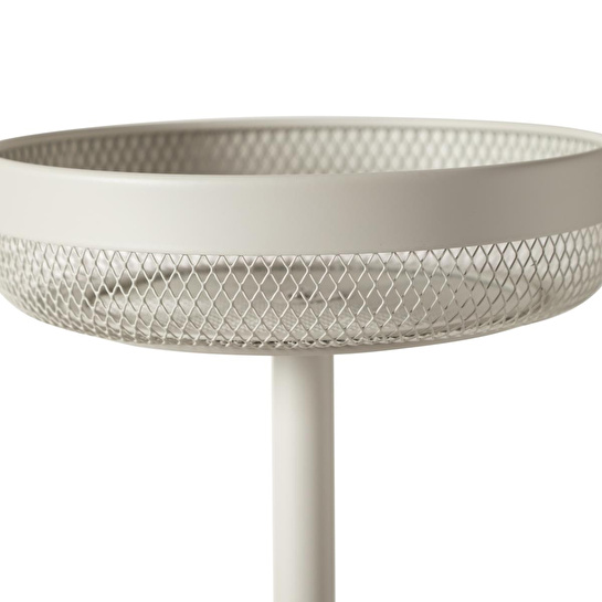 Mudo Home Mayaj İki̇ Katli Metal Meyve Sepeti̇ Bej