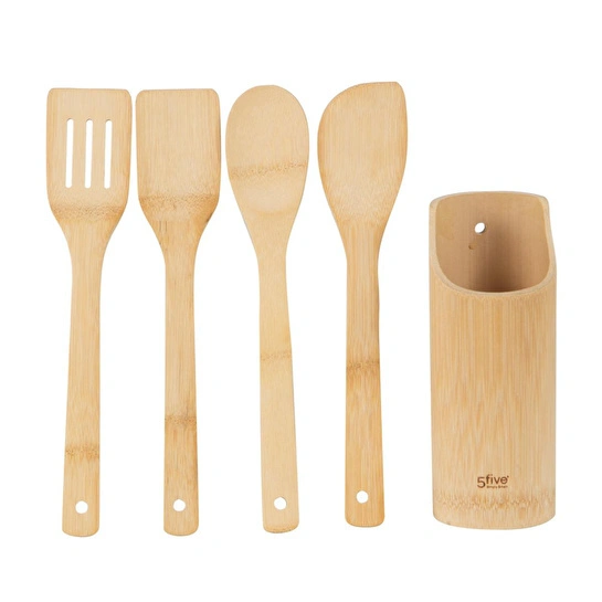 Mudo Home Bambu Servi̇s Gereçleri̇ & Kaşiklik Set