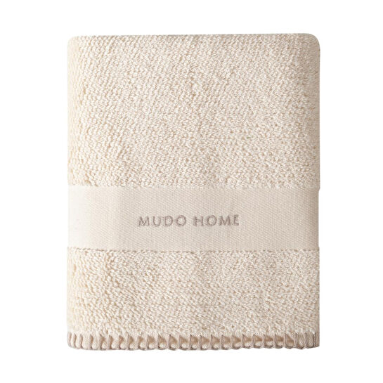 Mudo Home Krem Yüz Havlusu 50x80