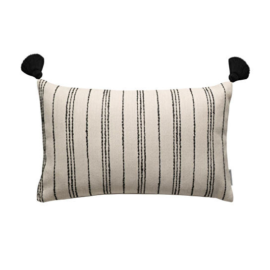 Mudo Home Dante Line Kirlent Ekru Si̇yah 30x50