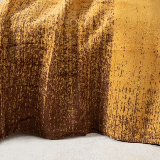 Mudo Home Wendy Battani̇ye Kahve Hardal 200x220