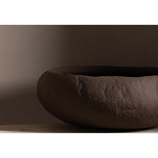 Mudo Home Earth Dekorati̇f Kase Kahve 43x39x15cm