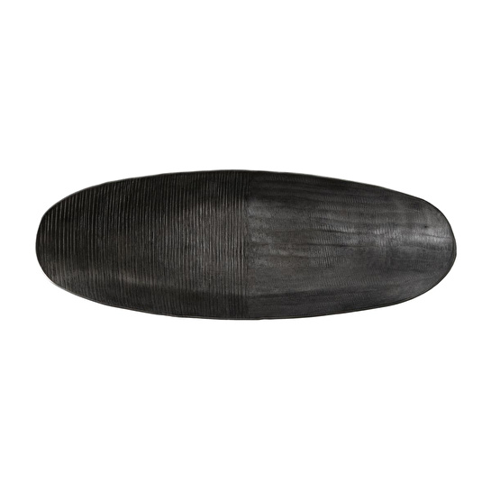Mudo Home Boat Dekorati̇f Kase Si̇yah 5x15x41cm