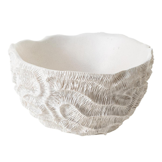 Mudo Home Sydney Coral Dekorati̇f Kase 41x27cm