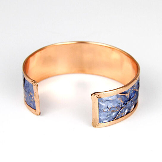 Coho Objet Coho Velvet Elite Renkli Bakır Bileklik