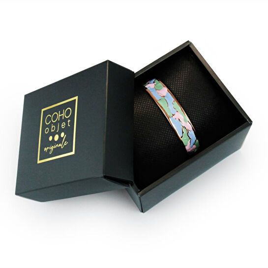 Coho Objet Coho Mine El İşleme Clouds Renkli Bakır Bileklik