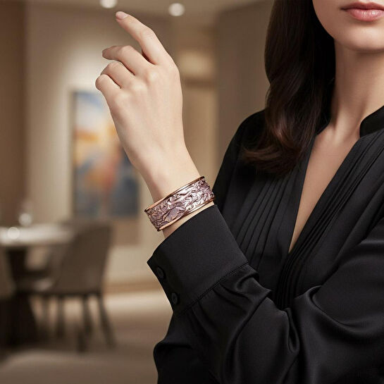 Coho Objet Coho Velvet Moon Renkli Bakır Bileklik