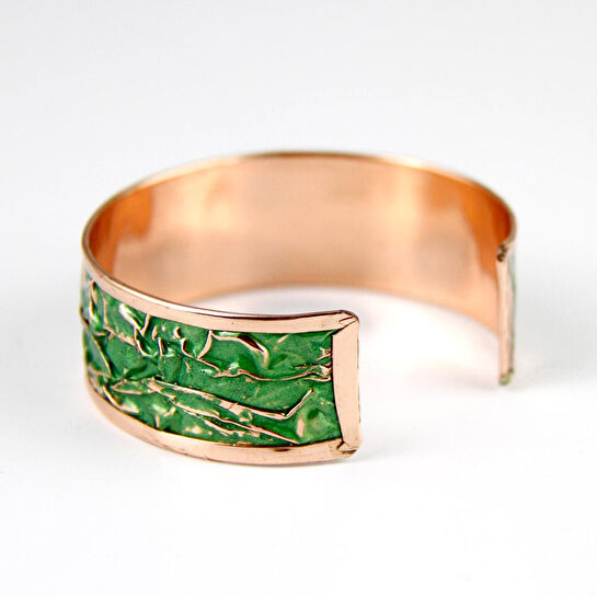 Coho Objet Coho Velvet Serenity Renkli Bakır Bileklik