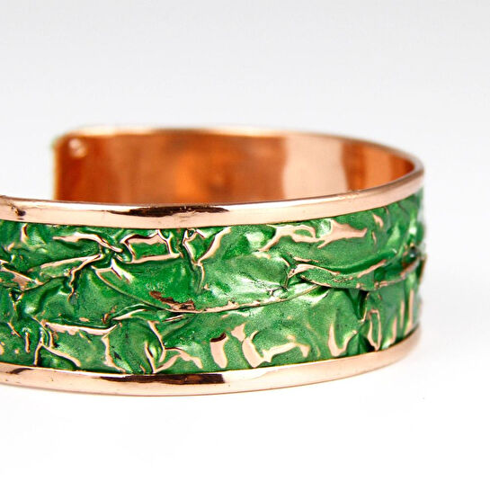 Coho Objet Coho Velvet Serenity Renkli Bakır Bileklik