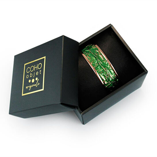 Coho Objet Coho Velvet Serenity Renkli Bakır Bileklik