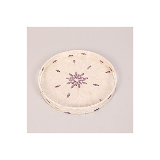 Mylamp Pure Sedef 40 X4,5 Cm. Sedefli Mozaik Tepsi