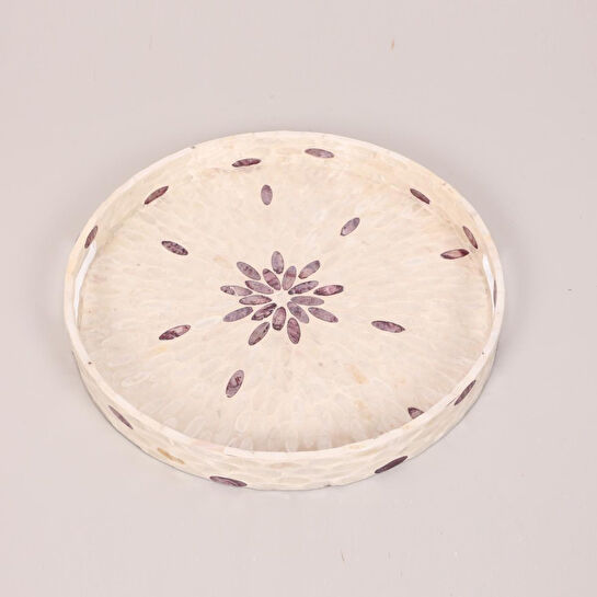 Mylamp Pure Sedef 45 X5 Cm. Sedefli Mozaik Tepsi