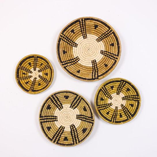 Mylamp Hina 50x11 Cm. Çift Katlı Deniz Sazı Duvar Tabağı