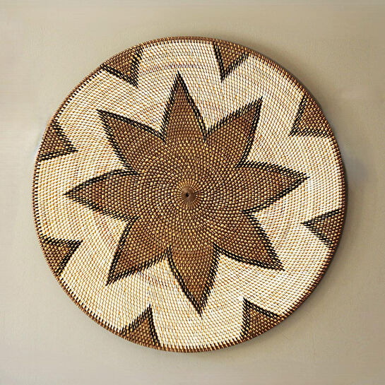 Mylamp Sumatra Elegance Rattan Duvar Tabağı 80x2 Cm