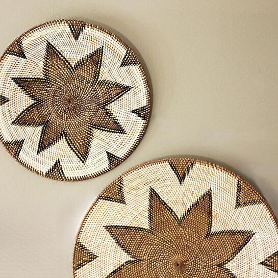 Mylamp Sumatra Elegance Rattan Duvar Tabağı 80x2 Cm