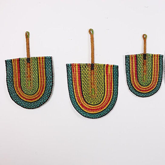 Mylamp Zeytin Deniz Sazı 50x35x30 Cm. Japon Yelpaze