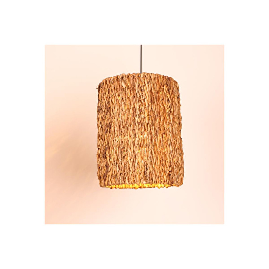 Mylamp Alanya Doğal Abaka 35x45 Cm Avize