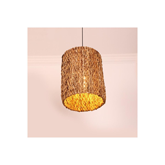Mylamp Alanya Doğal Abaka 35x45 Cm Avize