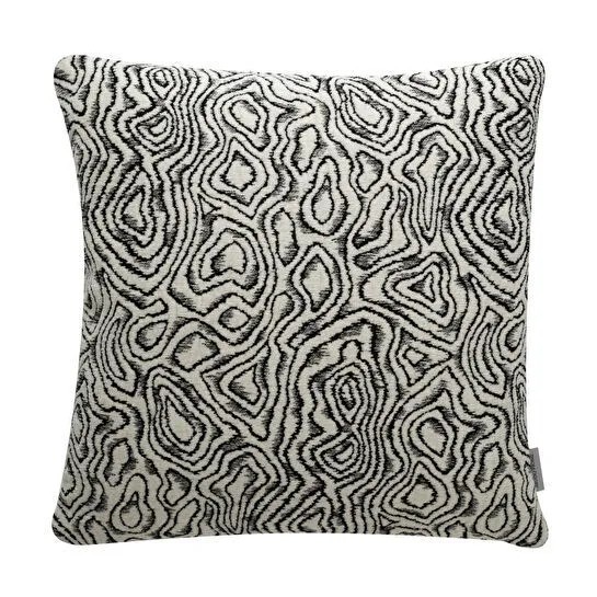 Mudo Home Nelly Kirlent Ekru Si̇yah 45x45