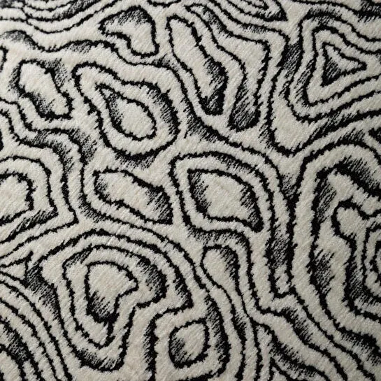 Mudo Home Nelly Kirlent Ekru Si̇yah 45x45