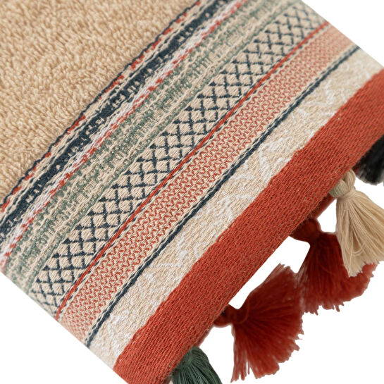 Mudo Home Lisa Bej Püsküllü El Havlusu 30x50