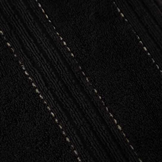 Mudo Home Linda Si̇yah Püsküllü Yüz Havlusu 50x80