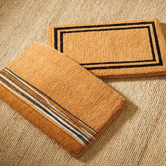 Mudo Home Gio Black Border Thick Kapi Paspasi 45x75x4 | Karaca