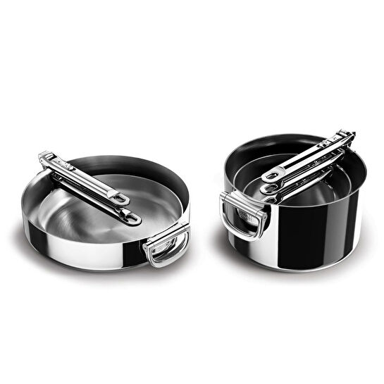 Joseph Joseph Space 3 Katmanlı Paslanmaz Çelik 12 Parça Tencere Tava Seti