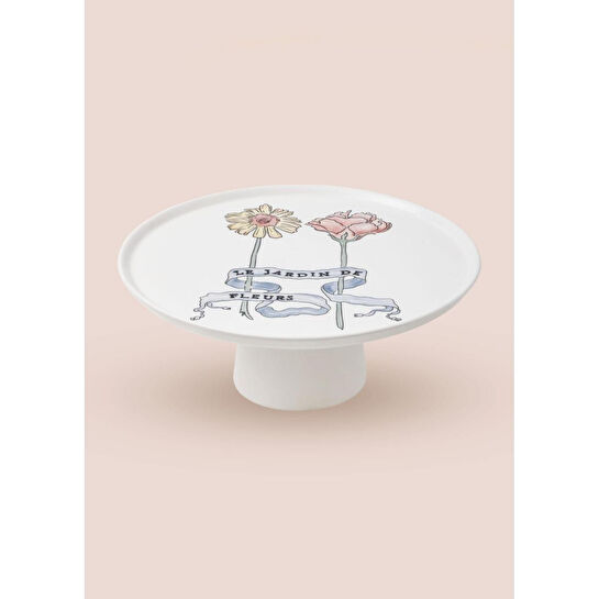 The Mia Luv Ayaklı Servis Tabağı 10x26 Cm