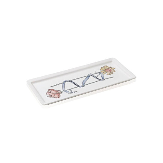 The Mia Luv Dikdörtgen Servis 35x16 Cm