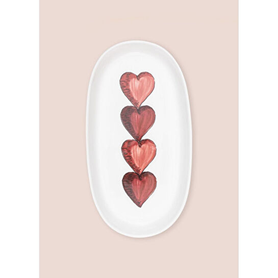 The Mia Luv Oval Servis 2li 26 Cm