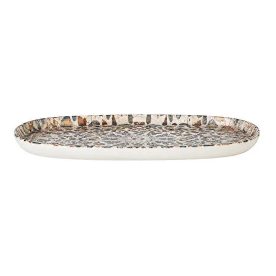 Mudo Home Ephesus Düz Kayik Tabak 34cm