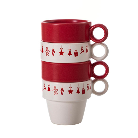 Mudo Home New Year 4'lü Fi̇ncan Seti̇