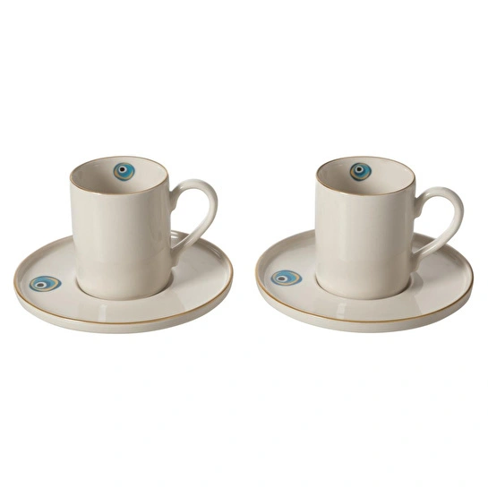 Mudo Home Nazar Kahve Fi̇ncani Seti̇ 2 Li̇ 90 Ml
