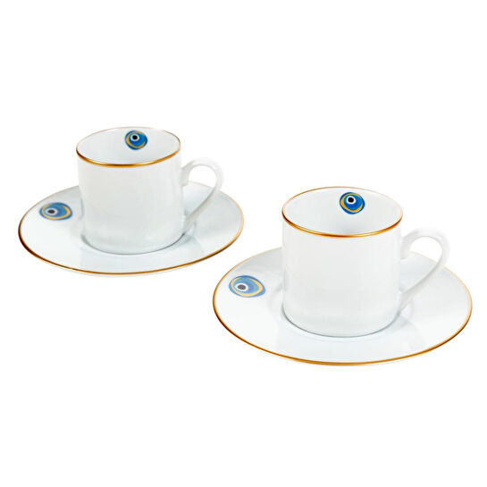 Mudo Home Nazar Kahve Fi̇ncani Seti̇ 2 Li̇ 90 Ml