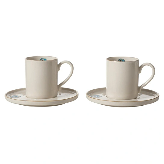 Mudo Home Nazar Kahve Fi̇ncani Seti̇ 2 Li̇ 90 Ml