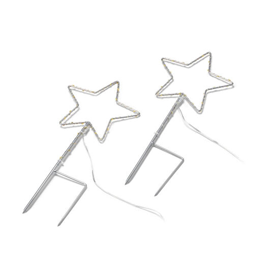 Tchibo Led’li Bahçe Süsü, Yıldız, 2 Adet, Küçük