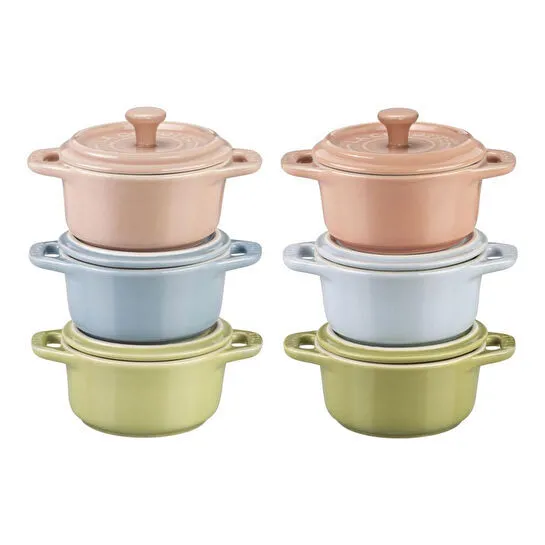 Staub Mini Cocotte Set Makaron 6 Parça