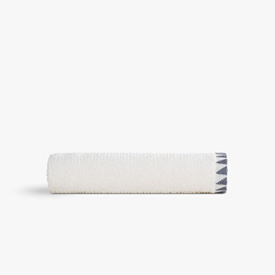 Green Black Tria Yüz Havlusu %100 Pamuk Jakarlı Krem-lacivert 50x90 Cm