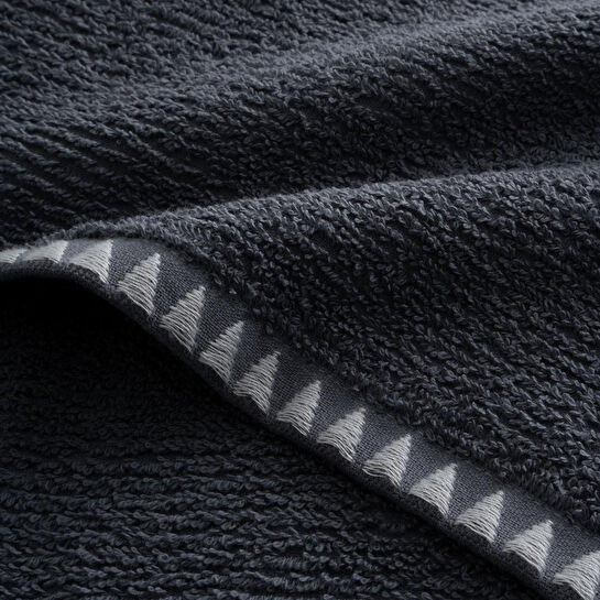 Green Black Tria Banyo Havlusu %100 Pamuk Jakarlı Lacivert 80x150 Cm